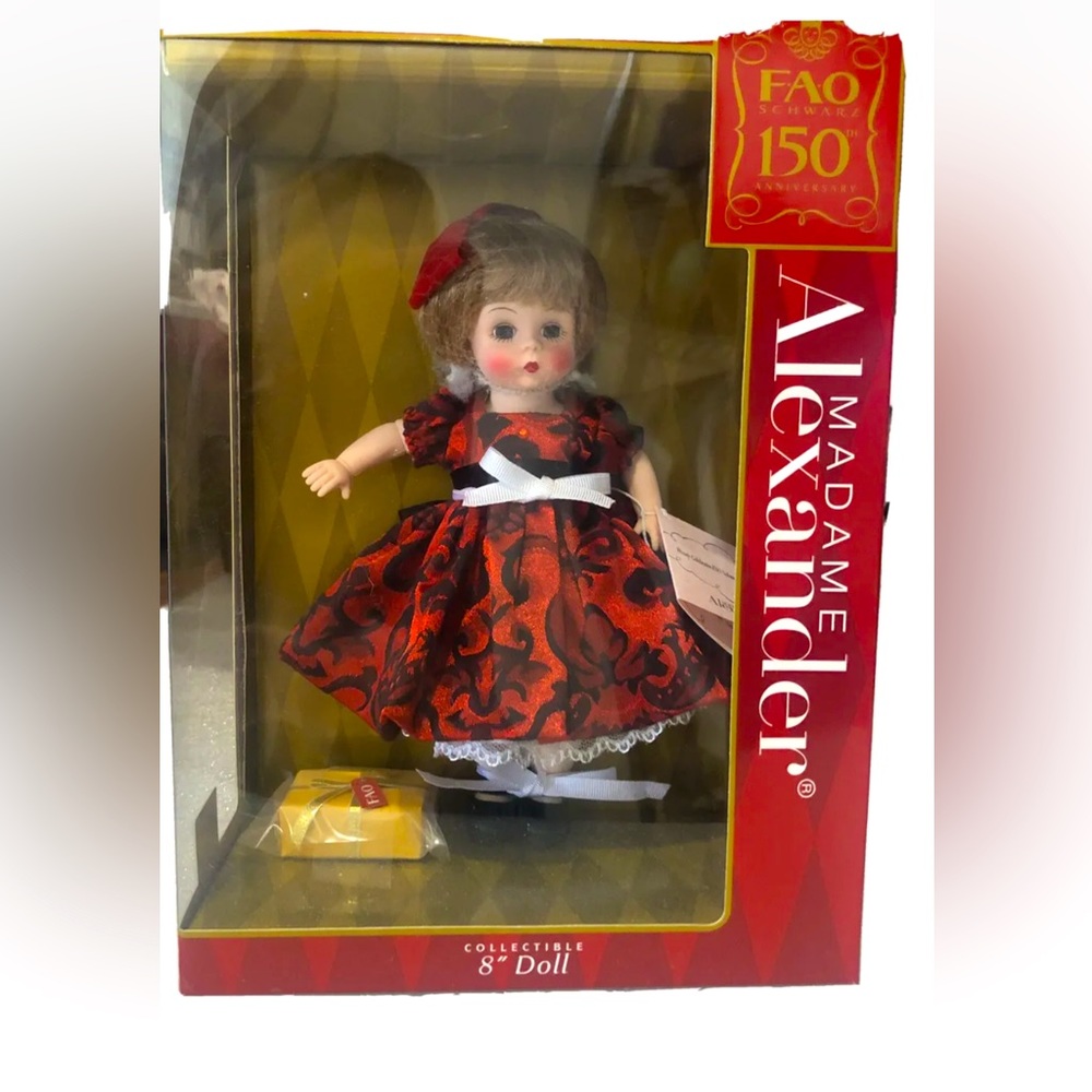 Madame Alexander WENDY 8 Inch  Doll FAO SCHWARZ  150TH ANNIVERSARY New In Box
